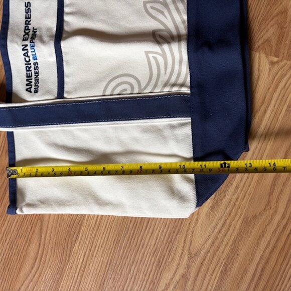 NEW American Express business blueprint Canvas Shopping Tote Bag - Picture 6 of 7
